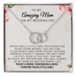 To My Amazing Mom on My Wedding Day, Bride Mom, Gift for Mother of The Bride, Gift from Bride, Gift From Daughter, Mother Of The Bride Necklace Gift, Wedding Jewelry