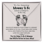 To My Best Friend Congrats On Your Pregnancy Pair Necklace Gift | Congratulatory Gift for First Time Mom | Pregnancy Gift for Best Friend | Gift for Mom to Be Necklace