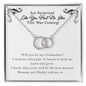 Will You Be My Godmother? The Extra Pair Of Hands To Help Me Learn And Grow | Godmother Proposal Gift | Godmother Proposal Jewelry Gift | Godmother Proposal Necklace | Thank You for My Godmother