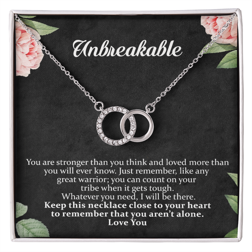 Unbreakable Strength Pendant Lucky Necklace Strong Woman | Surgery, Cancer Patient, Sick Friend Gift, Care Package