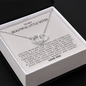 To My Beautiful Little Sister Necklace Gift | Sister Gifts Little Sister | Birthday Gift for Little Sister | Jewelry Gift for Sister Necklace Card