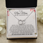To My New Mom On My Wedding Day, Mother In Law Wedding Gift From Bride, Mother of the Groom Necklace, Future Mother in Law Wedding Gift, Sentimental Gift For Mother-In-Law