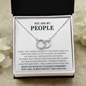 Funny Gift for Best Friend Pair Necklace, Sister Gift, Tribe Gift, You Are My People Gift Idea