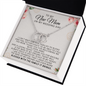 To My New Mom I Can't Wait For Our Families To Blend, Mother In Law Wedding Gift From Bride, Mother of the Groom Necklace, Future Mother in Law Wedding Gift, Sentimental Gift For Mother-In-Law