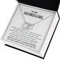 Funny Gift for Best Friend Pair Necklace, Sister Gift, To My Homegirl Gift, Funny Birthday Gift Idea