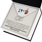 29+1 30th Birthday Pair Necklace Gift For Her | Meaningful 30th Birthday Necklace | Interlocking Circles | Sterling Silver JewelryAIR NECKLACE TEMPLATE