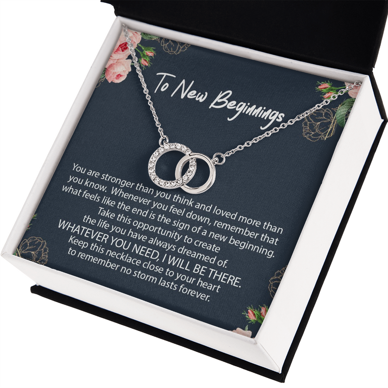 To New Beginnings Pair Necklace Gift | Divorce Gift | I Do I Did I'm Done Necklace | Clean Slate Charm Necklace | Fresh Start Gift For Her