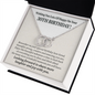 30th Birthday Pair Necklace Gift For Her | Meaningful 30th Birthday Necklace | Interlocking Circles | Sterling Silver Jewelry