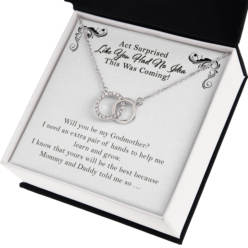 Will You Be My Godmother? The Extra Pair Of Hands To Help Me Learn And Grow | Godmother Proposal Gift | Godmother Proposal Jewelry Gift | Godmother Proposal Necklace | Thank You for My Godmother