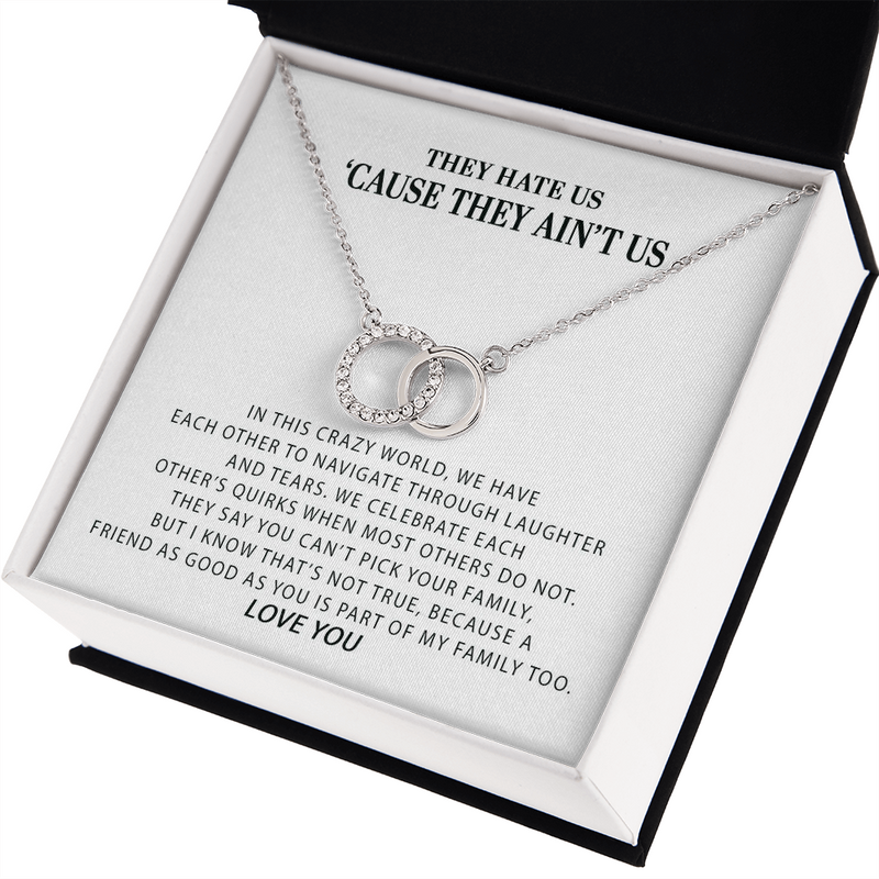 Funny Gift for Best Friend, Sister, They Hate Us Cause They Ain’t Us, Funny Birthday Gift Idea