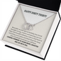 Beautiful Milestone 30th Birthday Pair Necklace Gift For Her | Meaningful 30th Birthday Necklace | Interlocking Circles | Sterling Silver Jewelry