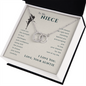 To My Niece, Live Your Dreams Pair Necklace | Gift for Niece from Aunt | Niece Birthday, Graduation, Christmas Present