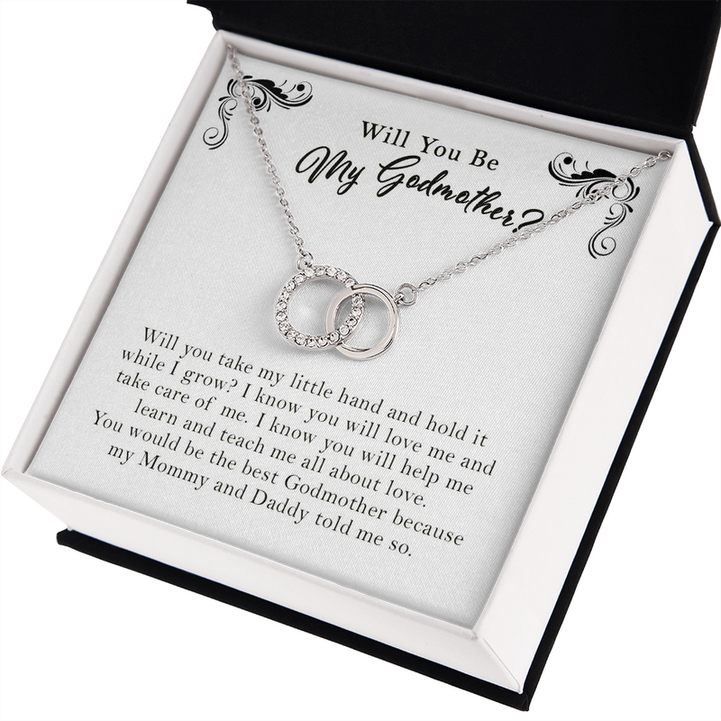 Will You Be My Godmother? Take My Hand And Hold It While I Grow | Godmother Proposal Gift | Godmother Proposal Jewelry Gift | Godmother Proposal Necklace | Thank You for My Godmother