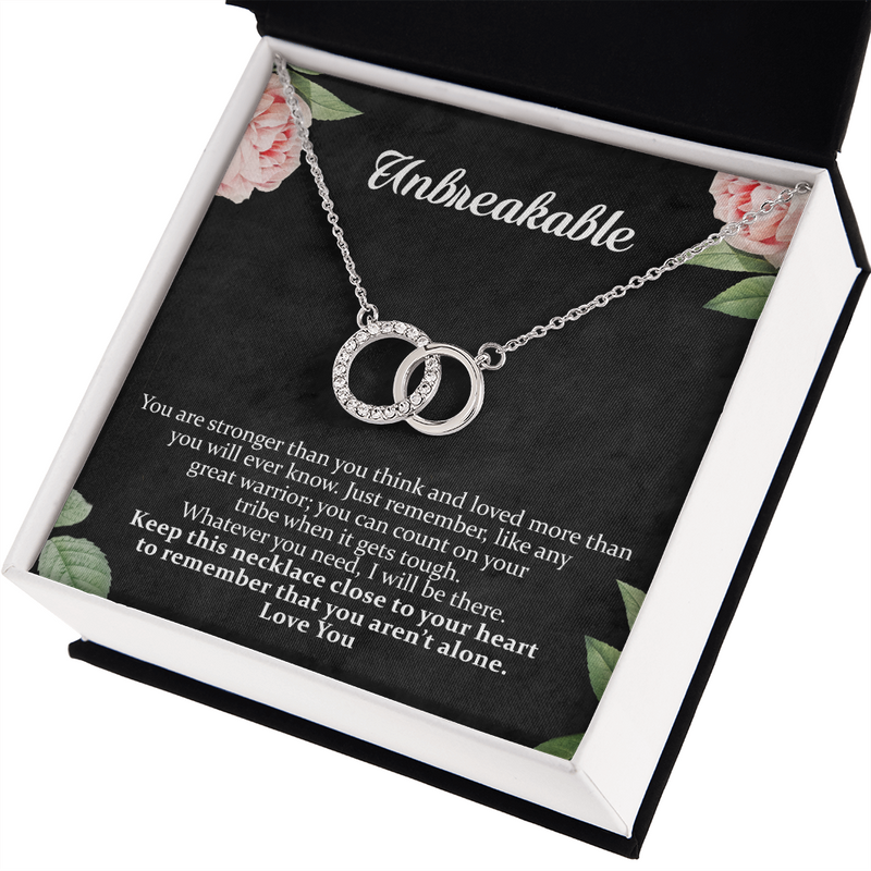 Unbreakable Strength Pendant Lucky Necklace Strong Woman | Surgery, Cancer Patient, Sick Friend Gift, Care Package