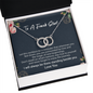To A Fresh Start Pair Necklace Gift | Divorce Gift | I Do I Did I'm Done Necklace | Clean Slate Charm Necklace | Fresh Start Gift For Her
