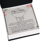 To My New Mom I Can't Wait For Our Families To Blend, Mother In Law Wedding Gift From Bride, Mother of the Groom Necklace, Future Mother in Law Wedding Gift, Sentimental Gift For Mother-In-Law