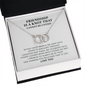 Funny Gift for Best Friend Pair Necklace, Sister Gift, To A Friendship That Cannot Be Untied, Funny Birthday Gift Idea