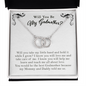 Will You Be My Godmother? Take My Hand And Hold It While I Grow | Godmother Proposal Gift | Godmother Proposal Jewelry Gift | Godmother Proposal Necklace | Thank You for My Godmother