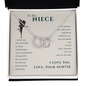 To My Niece, Live Your Dreams Pair Necklace | Gift for Niece from Aunt | Niece Birthday, Graduation, Christmas Present