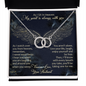 In Loving Memory Of My Husband Pair Necklace | Husband Memorial Necklace, A Piece of My Heart is in Heaven, Loss of Husband, In Memory of Husband