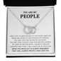 Funny Gift for Best Friend Pair Necklace, Sister Gift, Tribe Gift, You Are My People Gift Idea