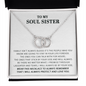 Funny Gift for Best Friend Pair Necklace, Sister Gift, To My Soul Sister Gift, Funny Birthday Gift Idea