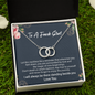 To A Fresh Start Pair Necklace Gift | Divorce Gift | I Do I Did I'm Done Necklace | Clean Slate Charm Necklace | Fresh Start Gift For Her