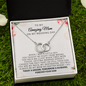 To My Beautiful Mom On My Wedding Day / Mother of the Groom Gift From Groom  / Wedding Gift For Mom / Groom Gift To Mom / Mother Of The Groom Necklace