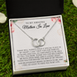 To My Amazing Mother In Law, Mother In Law Wedding Gift From Bride, Mother of the Groom Necklace, Future Mother in Law Wedding Gift, Sentimental Gift For Mother-In-Law