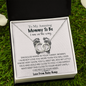To My Amazing Mama To Be I Am On The Way Pair Necklace Gift | Message From Baby Bump | Gift for First Time Mom | Gift for Mom to Be Necklace