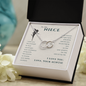 To My Niece, Live Your Dreams Pair Necklace | Gift for Niece from Aunt | Niece Birthday, Graduation, Christmas Present