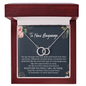 To New Beginnings Pair Necklace Gift | Divorce Gift | I Do I Did I'm Done Necklace | Clean Slate Charm Necklace | Fresh Start Gift For Her