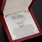 To My New Mom On My Wedding Day, Mother In Law Wedding Gift From Bride, Mother of the Groom Necklace, Future Mother in Law Wedding Gift, Sentimental Gift For Mother-In-Law