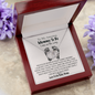 To My Amazing Mama To Be I Am On The Way Pair Necklace Gift | Message From Baby Bump | Gift for First Time Mom | Gift for Mom to Be Necklace