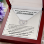 50th Birthday Pair Necklace Gift For Her | Meaningful 50th Birthday Necklace | Interlocking Circles | Sterling Silver Jewelry
