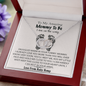 To My Amazing Mama To Be I Am On The Way Pair Necklace Gift | Message From Baby Bump | Gift for First Time Mom | Gift for Mom to Be Necklace