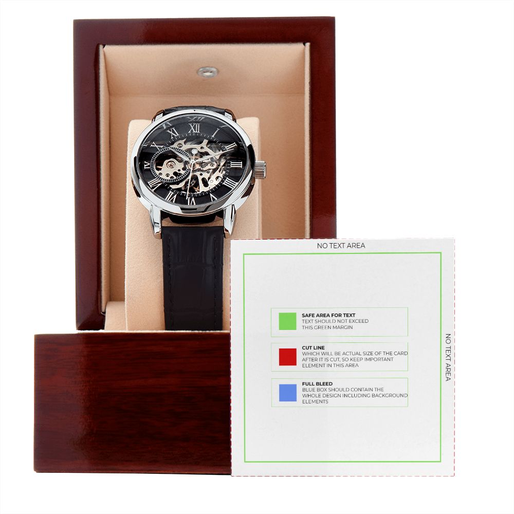 Men's Openwork Watch / Promise Watch