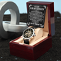 To Our Grandson Remember How Much You Are Loved Men Openwork Watch | Gift from Grandma & Grandpa | Appreciation Gift for Grandson | Birthday Gift, Graduation