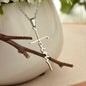 Trust The Lord Keep Faith Cross Necklace - Birthday, Friendship, Faith Cross Necklace Gift