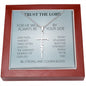 Trust The Lord Keep Faith Cross Necklace - Birthday, Friendship, Faith Cross Necklace Gift