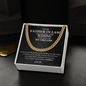 To My Father In Law Cuban Chain Link Gift | Father of the Bride Groom Gift | Gift For Husband's Dad | Thank You For Raising The Man Of My Dreams