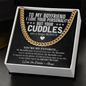 To My Boyfriend I Love Your Personality Chain Necklace, Romantic Gift for Boyfriend, Cute Anniversary Gift for Boyfriend, Boyfriend Birthday