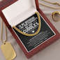 To My Boyfriend I Love Your Personality Chain Necklace, Romantic Gift for Boyfriend, Cute Anniversary Gift for Boyfriend, Boyfriend Birthday