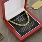 To My Father In Law Cuban Chain Link Gift | Father of the Bride Groom Gift | Gift For Husband's Dad | Thank You For Raising The Man Of My Dreams