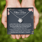 Mother In Law Wedding Gift From Bride, Mother of the Groom Necklace, Future Mother in Law Wedding Gift
