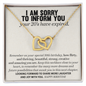 Funny 30th Birthday Necklace Gift For Woman, Interlocked Heart Necklace, Meaningful 30th Gift