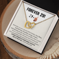 Sarcastic 30th Birthday Necklace Gift For Woman, Interlocked Heart Necklace, Meaningful 30th Gift
