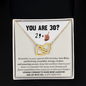 30th Birthday Message Card Necklace - Thirty Flirty and Thriving - 30th Birthday Gift for Best Friend