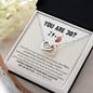 30th Birthday Message Card Necklace - Thirty Flirty and Thriving - 30th Birthday Gift for Best Friend