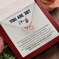 30th Birthday Message Card Necklace - Thirty Flirty and Thriving - 30th Birthday Gift for Best Friend